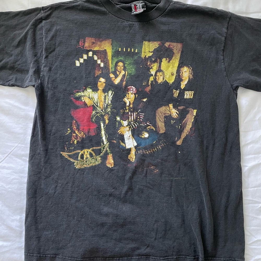 Original 1997 XL Vintage Aerosmith Band Tee Shirt